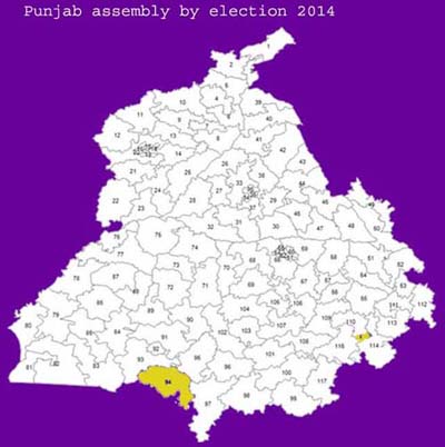 punjab assembly by election 2014